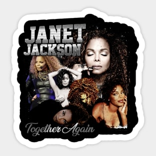 Janet Jackson Together Again Sticker